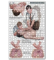 Cakapuzzle Suni Solunum ve Kalp Masajı Tarifi Puzzle Yapboz MDF (Ahşap) (1000 Parça)