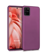 Microsonic Matte Silicone Samsung Galaxy S10 Lite Kılıf (Mor)