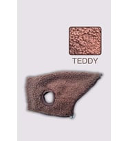 Köpek Kıyafeti - Fermuarlı teddy köpek ceketi, Haki (Kahverengi)