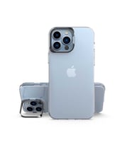 iPhone 13 Pro Max Kılıf Skuba Köşeleri Korumalı Kamera Standlı (Siyah)