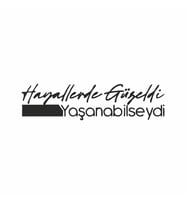 Hayallerde Güzeldi Yaşanabilseydi Araba Sticker siyah 16x5 CM (Siyah)