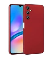 Galaxy A05S Kılıf Kamera Çıkıntılı Soft Silikon (Kırmızı)