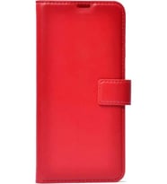 Kvy İphone 16 Pro Max Delüx Cüzdan Kılıf (Kırmızı)