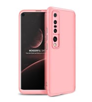 Xiaomi Mi 10 Pro Kılıf 3 Parça Slim Sert Silikon Kapak AYS (Rose)