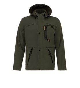 PRİFALDİ Su Ve Rüzgar Geçirmez Kürklü Softshell Erkek Mont (Haki)