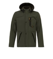 PRİFALDİ Su Ve Rüzgar Geçirmez Kürklü Softshell Erkek Mont (Haki)