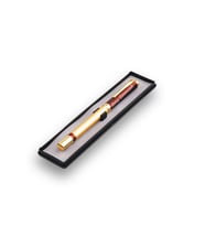 MeyArt Isme Özel Roller Tükenmez Kalem Gold Detaylı Özel Kutulu / Tüm Özel Günler Için (Kırmızı)
