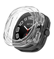 Microsonic Samsung Galaxy Watch Ultra Kılıf 360 Full Round Soft Silicone Siyah (Renksiz)