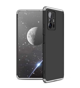 Xiaomi Mi 11T 5G Kılıf Zore Ays Full Koruma Kılıf (Siyah-Gri)