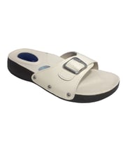 Comfort Silikon Jelli Ortopedik Topuk Dikeni Terliği Ortopedik Bayan Günlük Terlik (Krem)