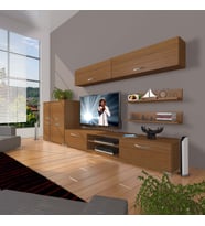 Decoraktiv Eko 6y Mdf Dvd Tv Ünitesi Tv Sehpası (Ceviz)