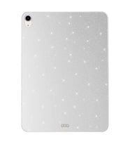 iPad Air 10.9 2020 (4.Nesil) Tablet Koton Işıltılı Parlak Görünümlü Kılıf (Gümüş)