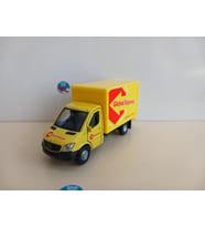 Mercedes-Benz Sprinter Kargo Metal Model Oyuncak Araba 12 Cm ( ÖZEL PLAKALI ) (Sarı)