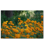 Cakapuzzle Sarı Çiçekli Çalılar Görseli  Puzzle Yapboz MDF (Ahşap) (1000 Parça)