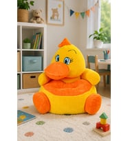 Özgüner Oyuncak Ördek Peluş Bebek - Çocuk Koltuğu (%100 Yerli) (Sarı)