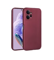 Xiaomi Redmi Note 12 4G Kılıf Zore Premier Silikon Kılıf (Mürdüm)