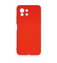 Xiaomi Mi 11 Lite Kılıf Özel Orijinal Lansman Serisi, İçi Kadife, Pürüzsüz Yumuşak ve Mat TPU Silikon (Koyu Pembe)