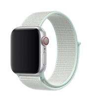 Ally Apple Watch 7-8 45mm 6-5-4 44mm Kayış Kordon Spor Loop 3-2-1 42mm (Turkuaz)