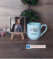 Veteriner Hekim Fotoğraflı Dekoratif Taş, Kupa Bardak Beyaz Hediye (Model 5)