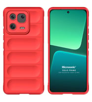 Microsonic Xiaomi Mi 13 Kılıf Oslo Prime Yeşil (Kırmızı)