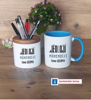 Jeoloji Mühendisi Kalemlik, Kupa Bardak T Kişiye Özel Hediye (Model 7)