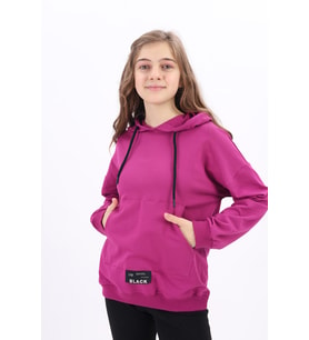 Toontoy Kız Çocuk Sweatshirt (Mürdüm)