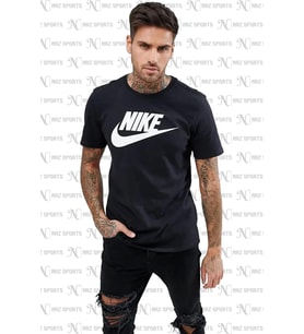 Nike Sportswear Clup Standart Kesim Siyah Erkek Spor Tişört (Siyah)