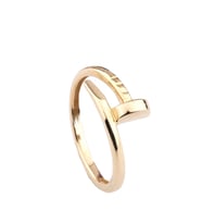 Kartier Model Çivi Yüzük Unisex Model - 2168 (Altın)