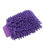 Pazariz Mikrofiber Araba Yıkama Ve Detay Temizlik Eldiveni Çift Taraflı 22x13Cm (Mor)