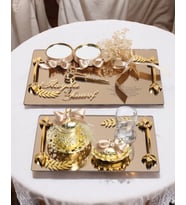 Harmony Söz Tepsisi ve Nişan Tepsisi (Gold)