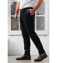 Apartro Regular Fit İnce Fitilli Boru Paça Yan Cep Kalın Kumaş Kadife Pantolon (Lacivert)