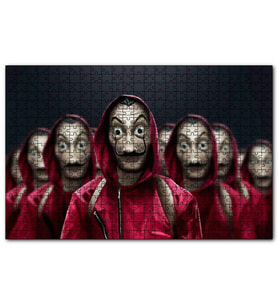 Cakapuzzle La Casa De Papel Tüm Karakterler Dali Maskeli  Puzzle Yapboz MDF (Ahşap) (255 Parça)