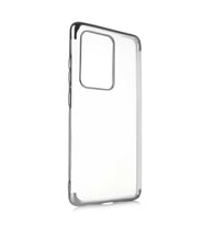 Galaxy S20 Ultra Kılıf Zore Dört Köşeli Lazer Silikon Kılıf (Gri)