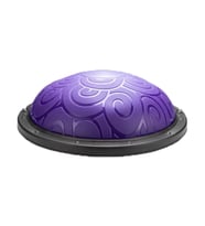 Trainer Bosu Ball, Desenli Bosu Ball Denge Yarım Pilates Topu (Mor)