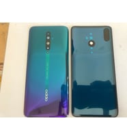 Oppo Reno 2 Z Arka Pİl Kapağı, Lens Hariç (Royal Mavi - Yeşil)