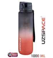 Uzspace FiftyFifty 1000ml BÜYÜK BOY Çift Renk Softtouch FF Collection Tritan Su Matarası