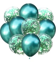 Sürpriz Uçan Konfetili Balon 50 Adet (Koyu Yeşil)