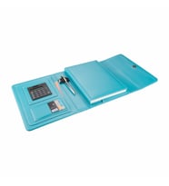 2K 2026 YENİ YIL Organizer Ajanda Kılıflı Tarihli Çizgili 168 Yaprak 17x24 Defterli Mıknatıs Kapaklı Rainbow Vegan 22x26 cm (Turkuaz)