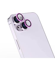 iPhone 16 CL-15 Parmak İzi Bırakmayan Anti-Reflective Kamera Lens Koruyucu (Pembe)