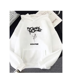 My Chemical Romance MCR Sweatshirt (Beyaz)