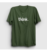 Presmono Unisex Sarı Think Chess Satranç T-Shirt 341300tt (Haki)