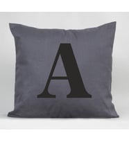 A Harfli Yastık (Antrasit)