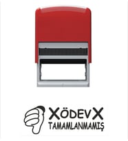 Ödev Tamamlanmamış Öğretmen Kaşesi (Siyah)