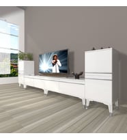 Decoraktiv Eko 9220T Mdf Silver Tv Ünitesi Tv Sehpası (Beyaz)