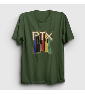 Presmono Unisex Sarı Vintage Pentatonix T-Shirt 75497tt (Haki)