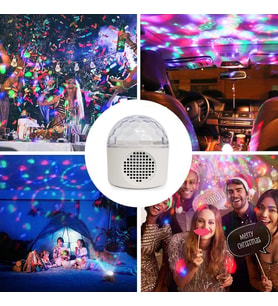 KY-Mini Star Master Bluetooth Çalar Renkli Işık Gece Lambası (Beyaz)