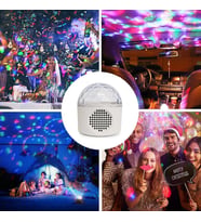 KY-Mini Star Master Bluetooth Çalar Renkli Işık Gece Lambası (Beyaz)