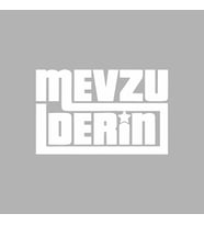 Mevzu Derin Araba Sticker siyah 18x12 CM (Beyaz)
