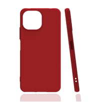 Kvy Xiaomi Mi 11 Lite Biye Silikon Kılıf (Kırmızı)