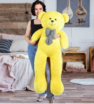 130 Cm Papyonlu Büyük Ayıcık (%100 Yerli ) (Sarı)